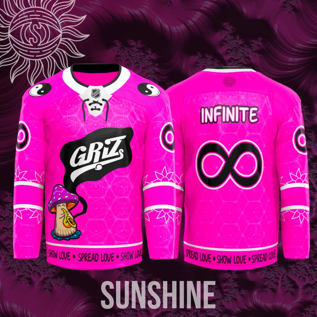 PINK GRIZ HOCKEY JERSEY